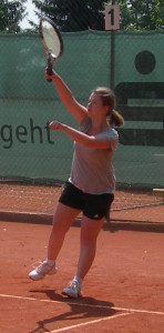 Mannschaftsführerin Laura Ziegltrum verlor mit den SGE-Damen das letzte Punktspiel 2014 