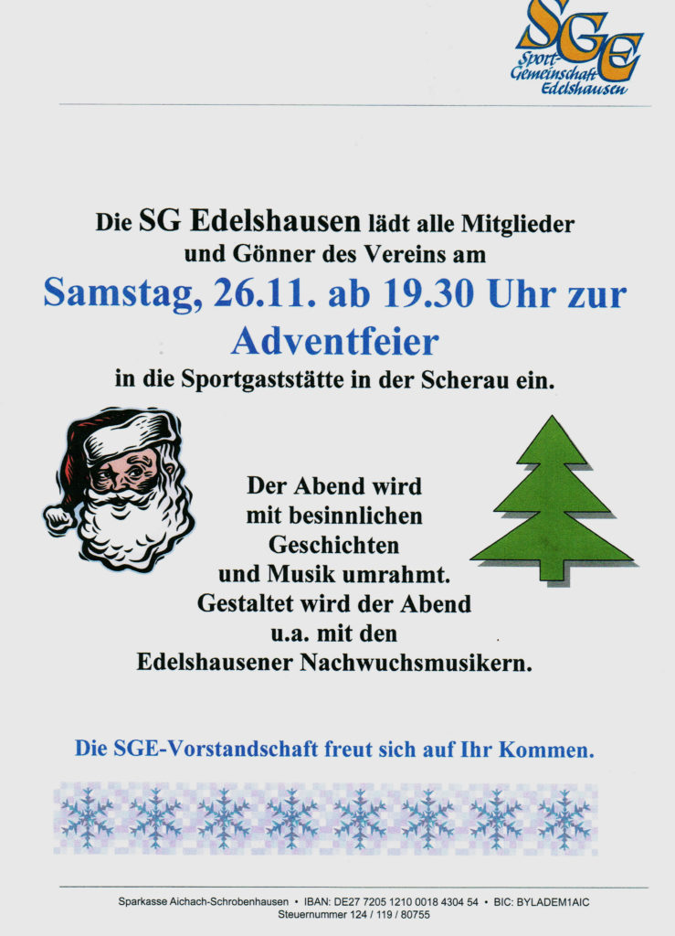 weihnachtsfeier